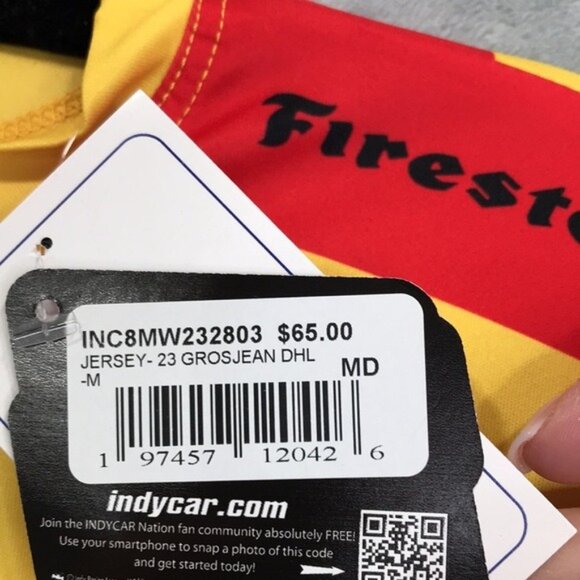 Romain Grosjean Indy Car  2023 Jersey Size M New - Picture 3 of 10